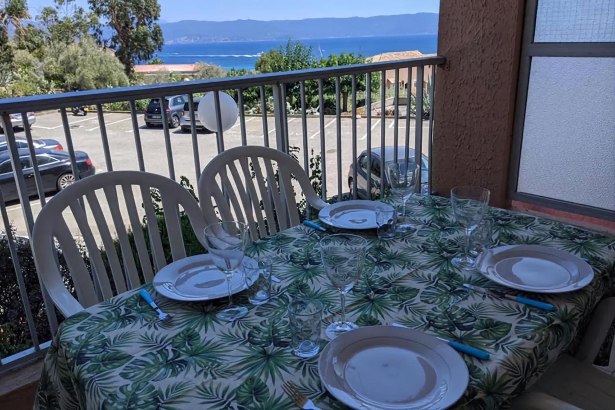 Studio 4 Pers Terrasse Vue Mer Ajaccio  Exteriér fotografie
